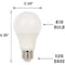 Westinghouse Bulb LED 14W 120V A19 3000K Bright White E26 Medium Base, 6PK 5228120 - alternate 3